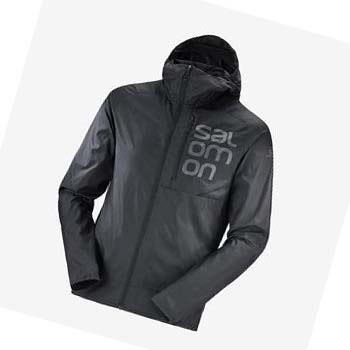 Salomon BONATTI CROSS WIND WINDBREAKERS Erkek Ceket Siyah | TR 3264DFM